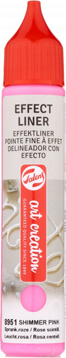 Talens Effect Liner/Dot Stift Shimmer Pink 28ml | 8951
